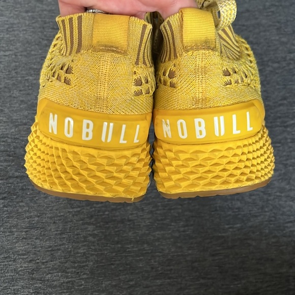 COPY - NOBULL Lemon Drop Knit Runner Yellow Sneakers Size 8 Mens 9.5 Womens - Picture 6 of 9
